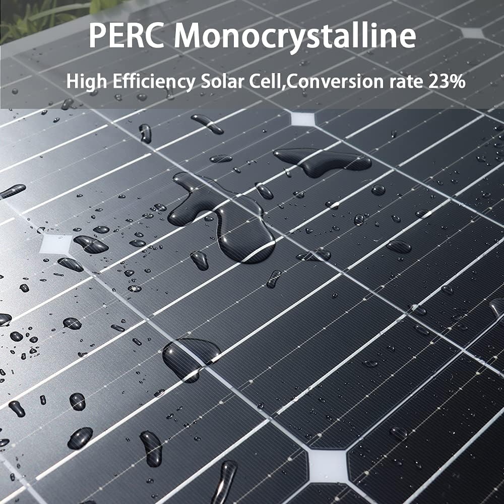 100W 12V Flexible Monocrystalline Solar Panel T1834