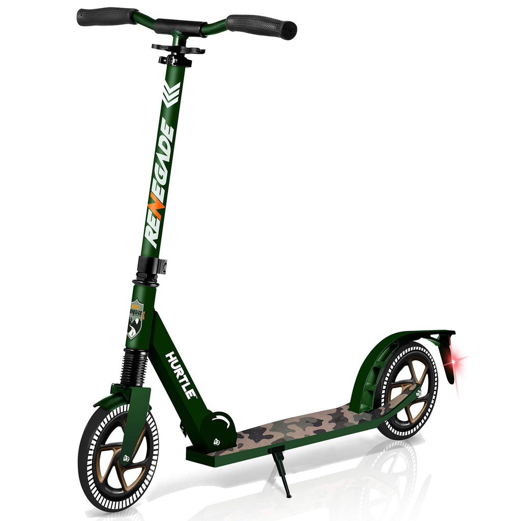 2 Wheel Folding Kick Scooter with Adjustable Handlebar, Camouflage T8013
