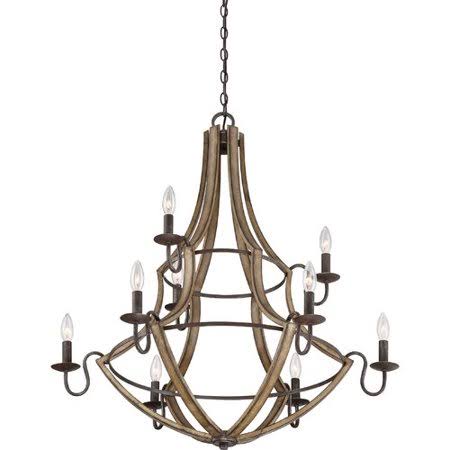 9-Light Candle Style Tiered Chandelier Q750