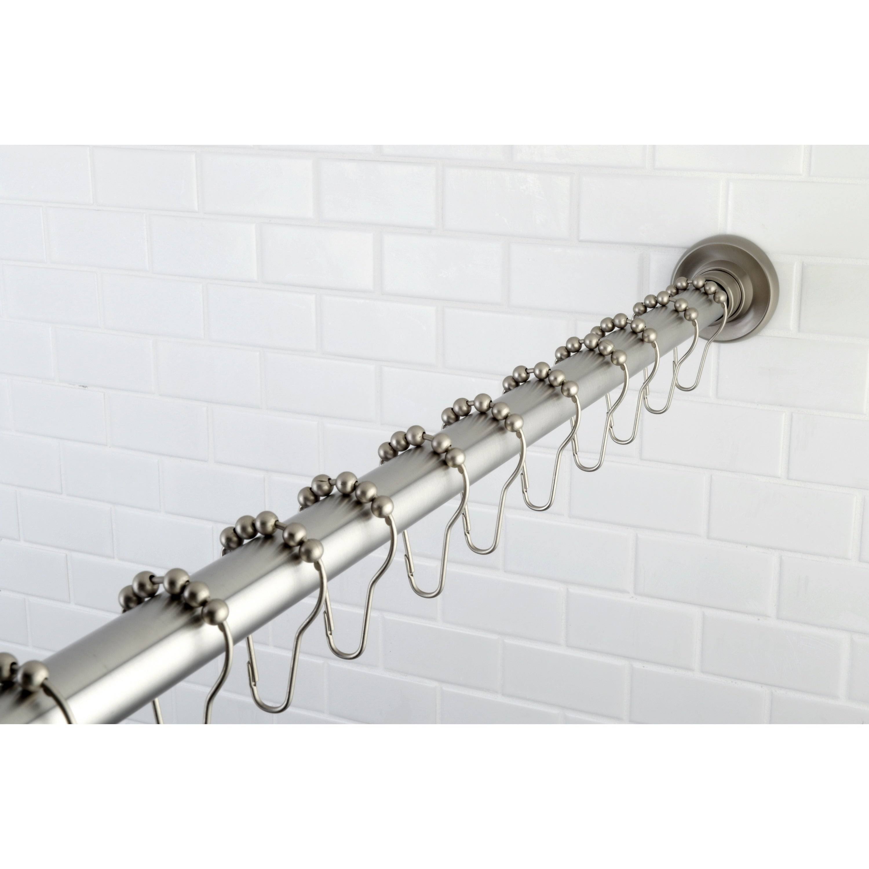 Tension Shower Rod with Hooks V79574