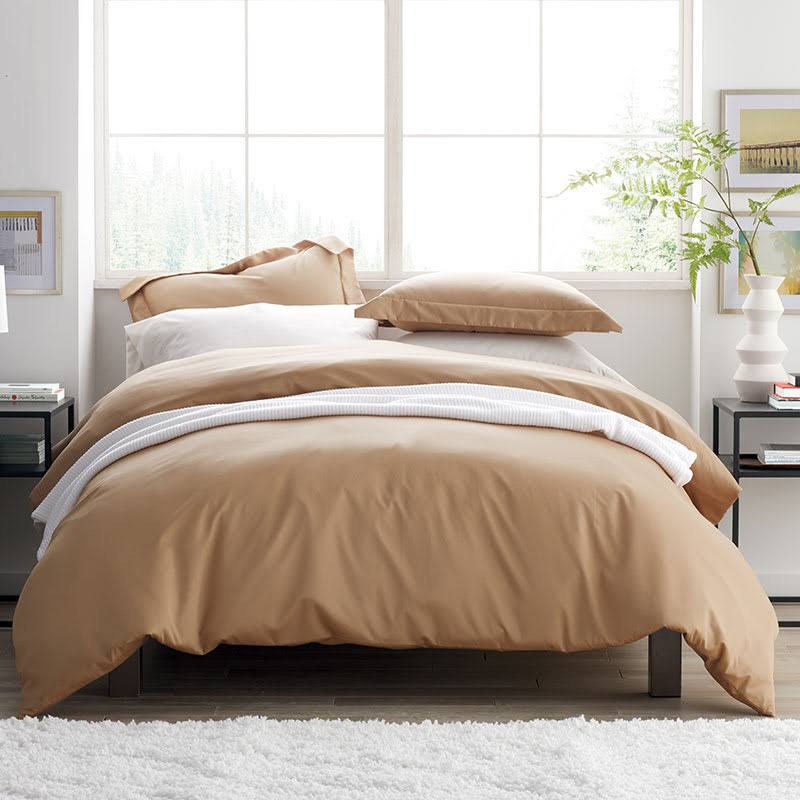 Twin Supima Cotton Sateen Duvet Cover V5258