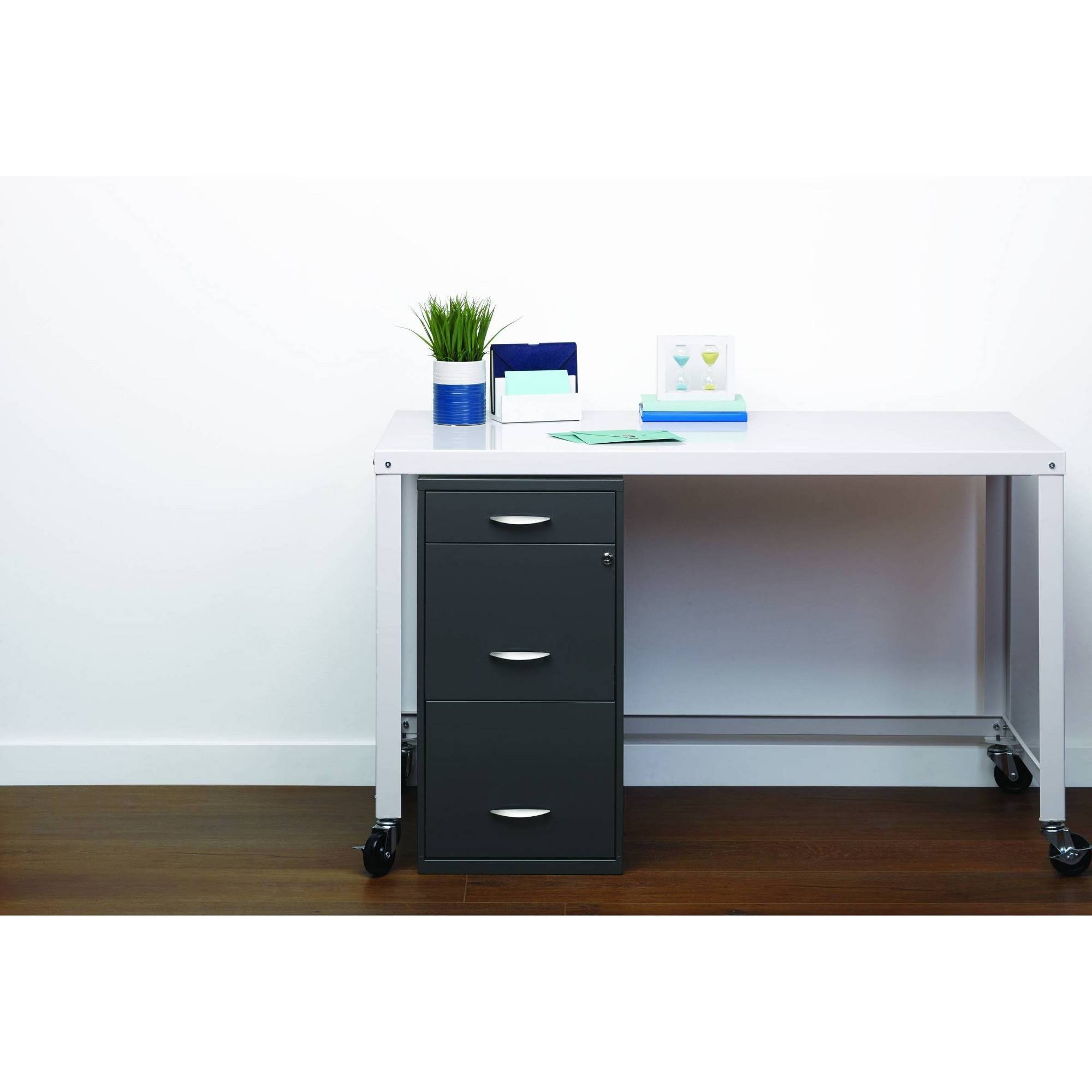 Gray 3-Drawer File Cabinet L83621