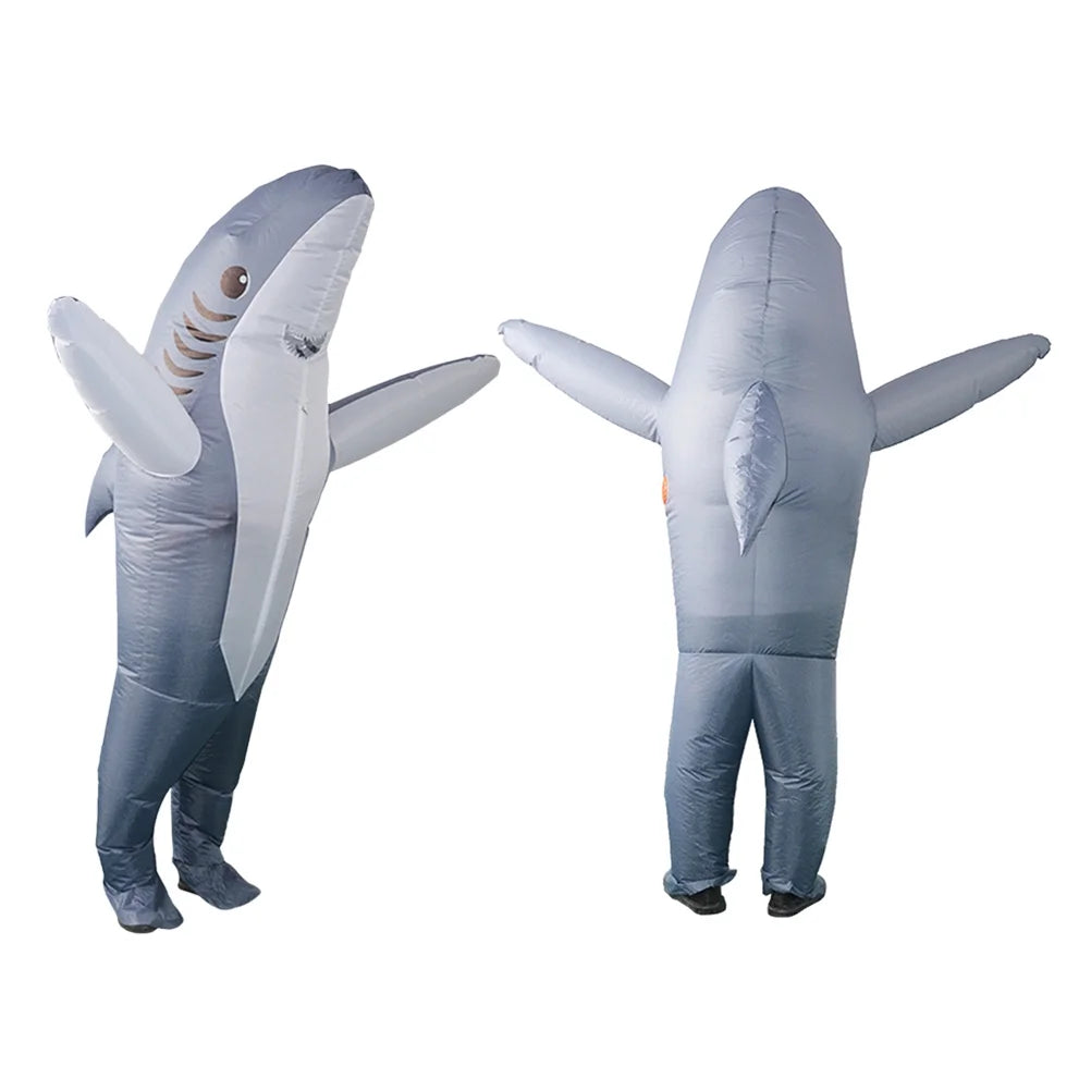 Grey Dolphin Inflatable Costume A245547