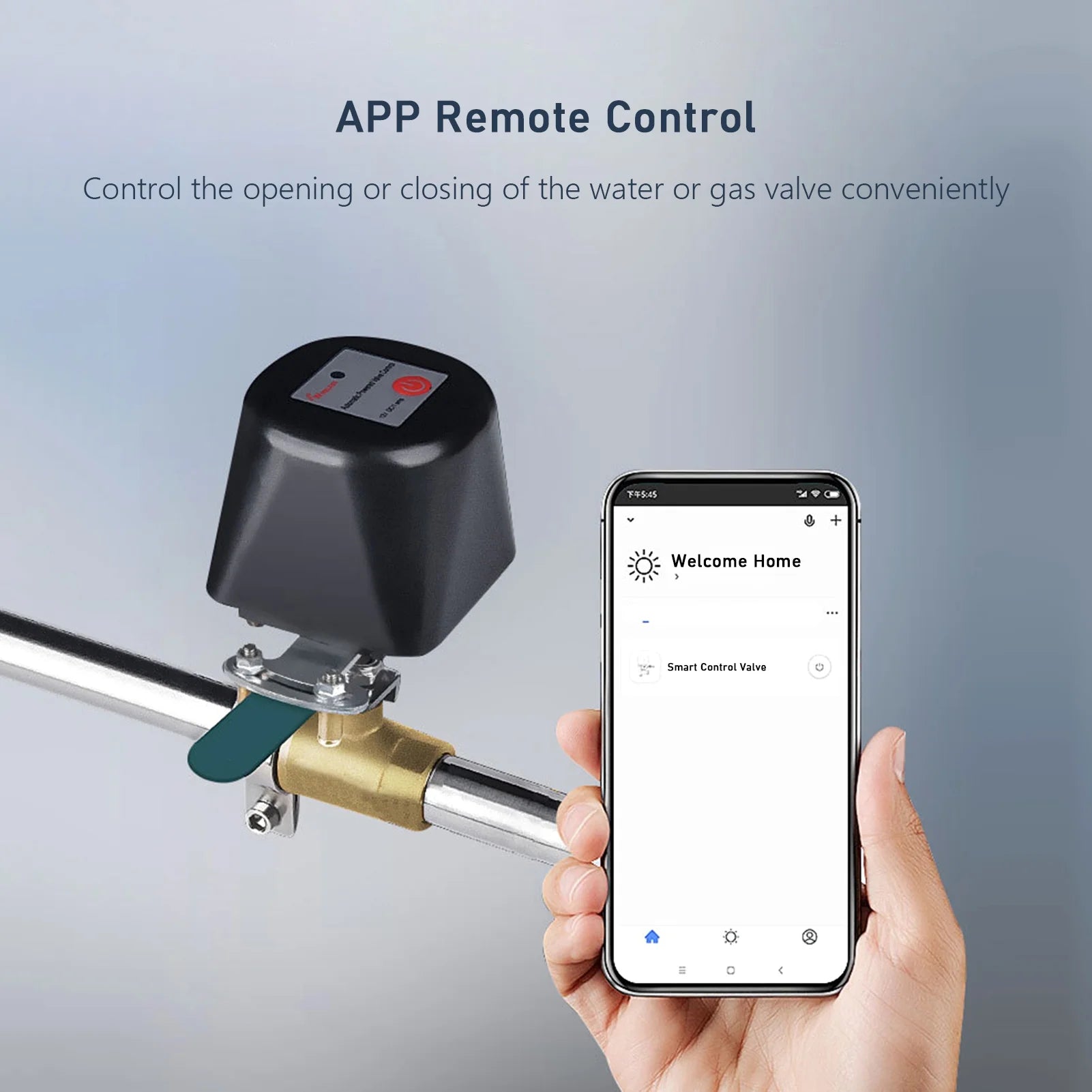 Wi Fi Smart Water Valve Controller for Lever Switch Electric Gas Valve U69789