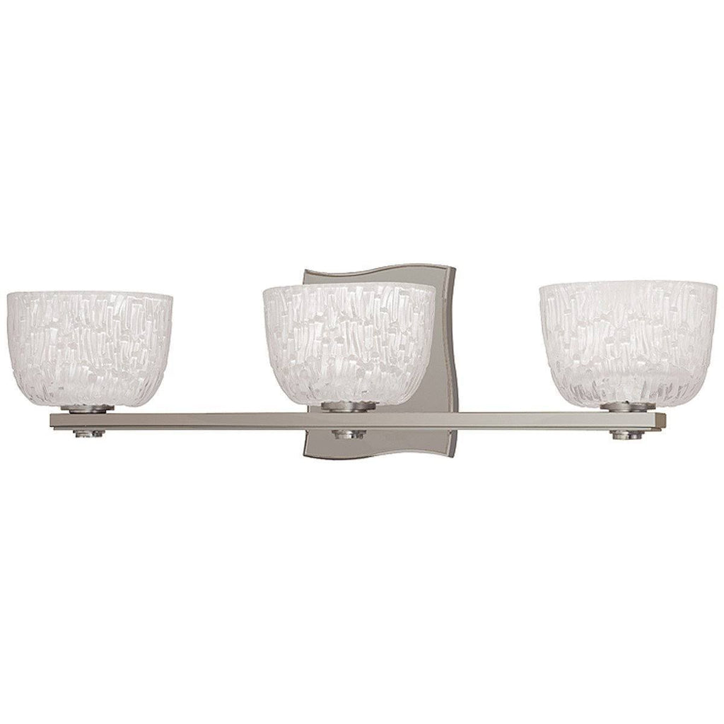 3 Light Bath Bracket, Satin Nickel H685