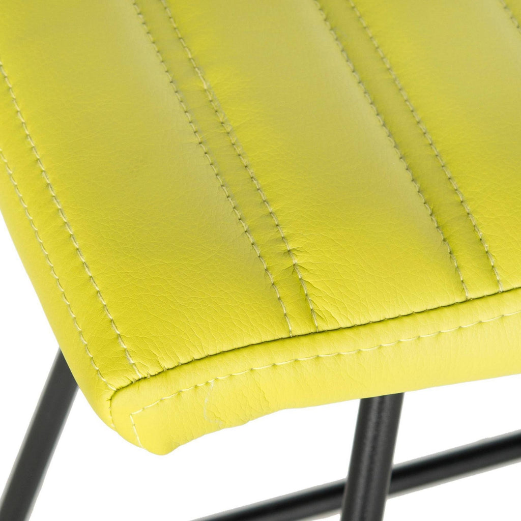Green Bar Stool Set of 2 D168