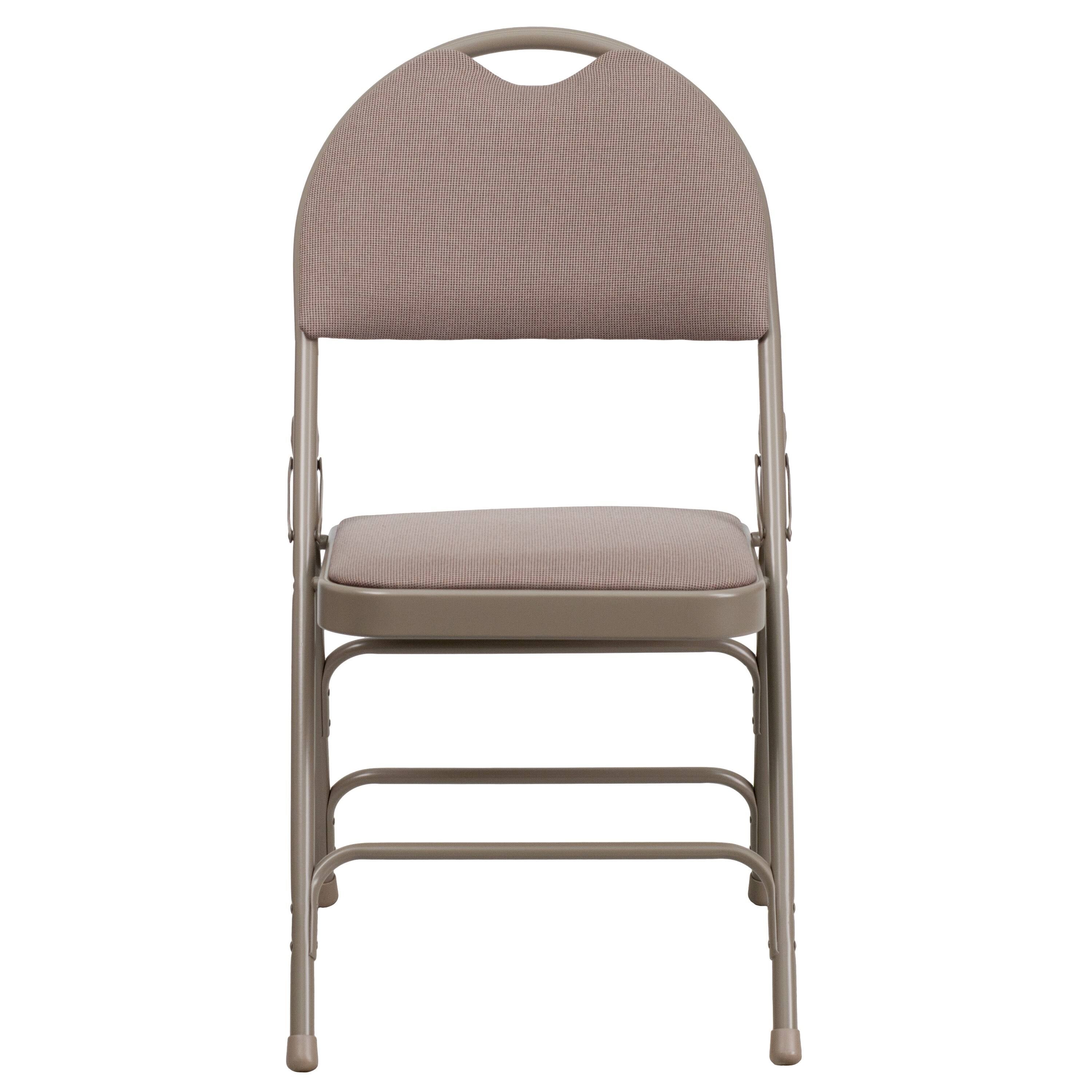 Anemone Beige Folding Chair with Handle Grip X141115