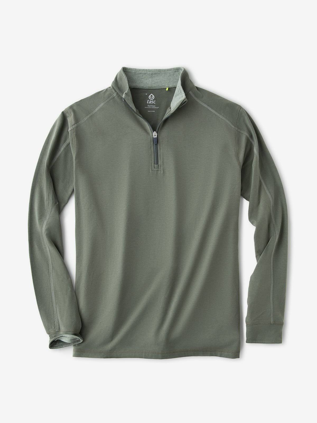 Lightweight Quarter Zip Utility Green / XL B1898
