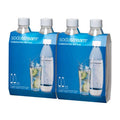 White 1 Liter Carbonating Bottle 4-Pack V7824