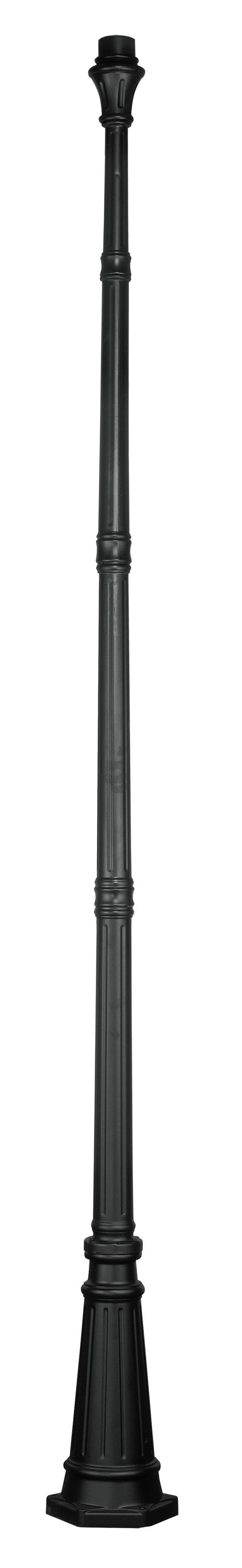 Black Cast Aluminum Outdoor Post C67540