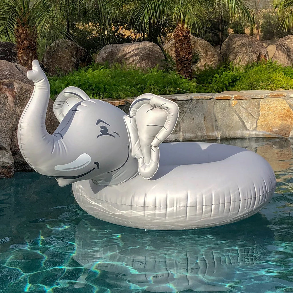 Gray Inflatable Pool Float Raft P1882
