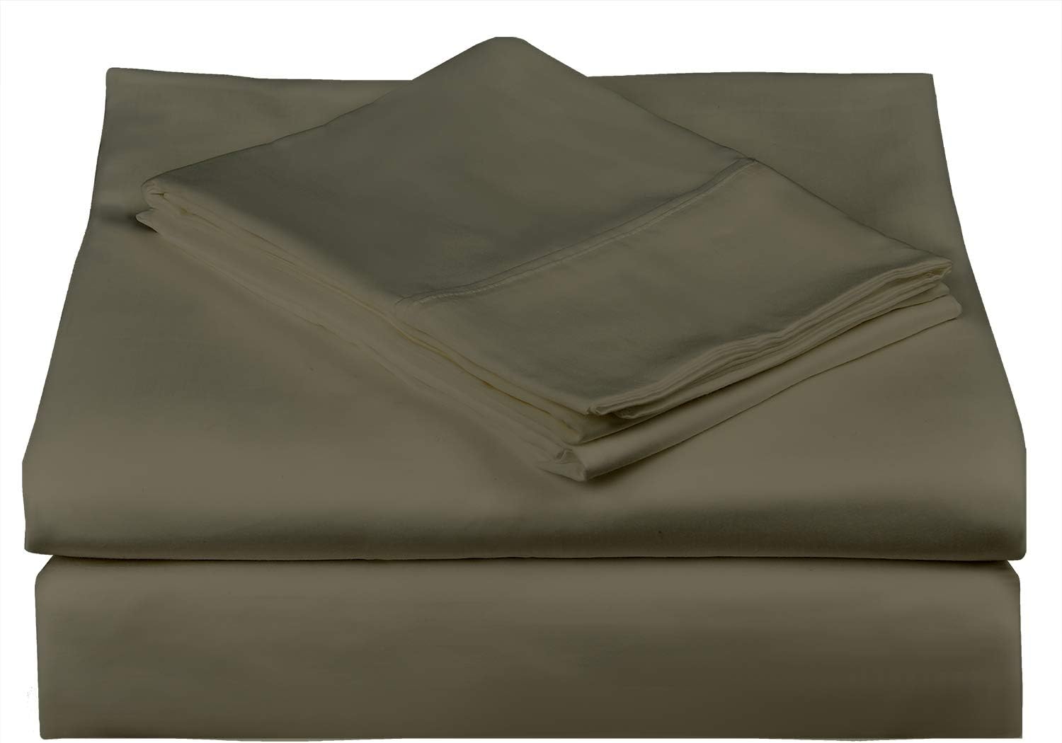 4pc California King Dark Grey 100% Cotton Deep Pocket Sheet Set C8864