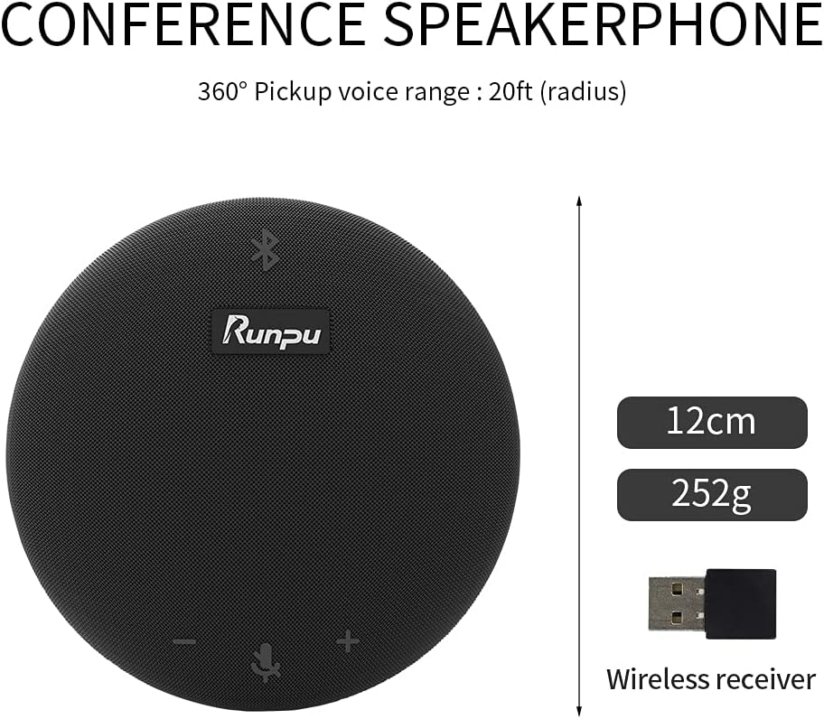 Wireless Bluetooth USB Conference Room Omnidirectional Microphone Speaker M928