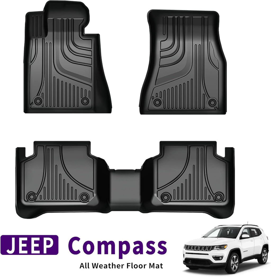Black TPE Car Floor Liners O53904