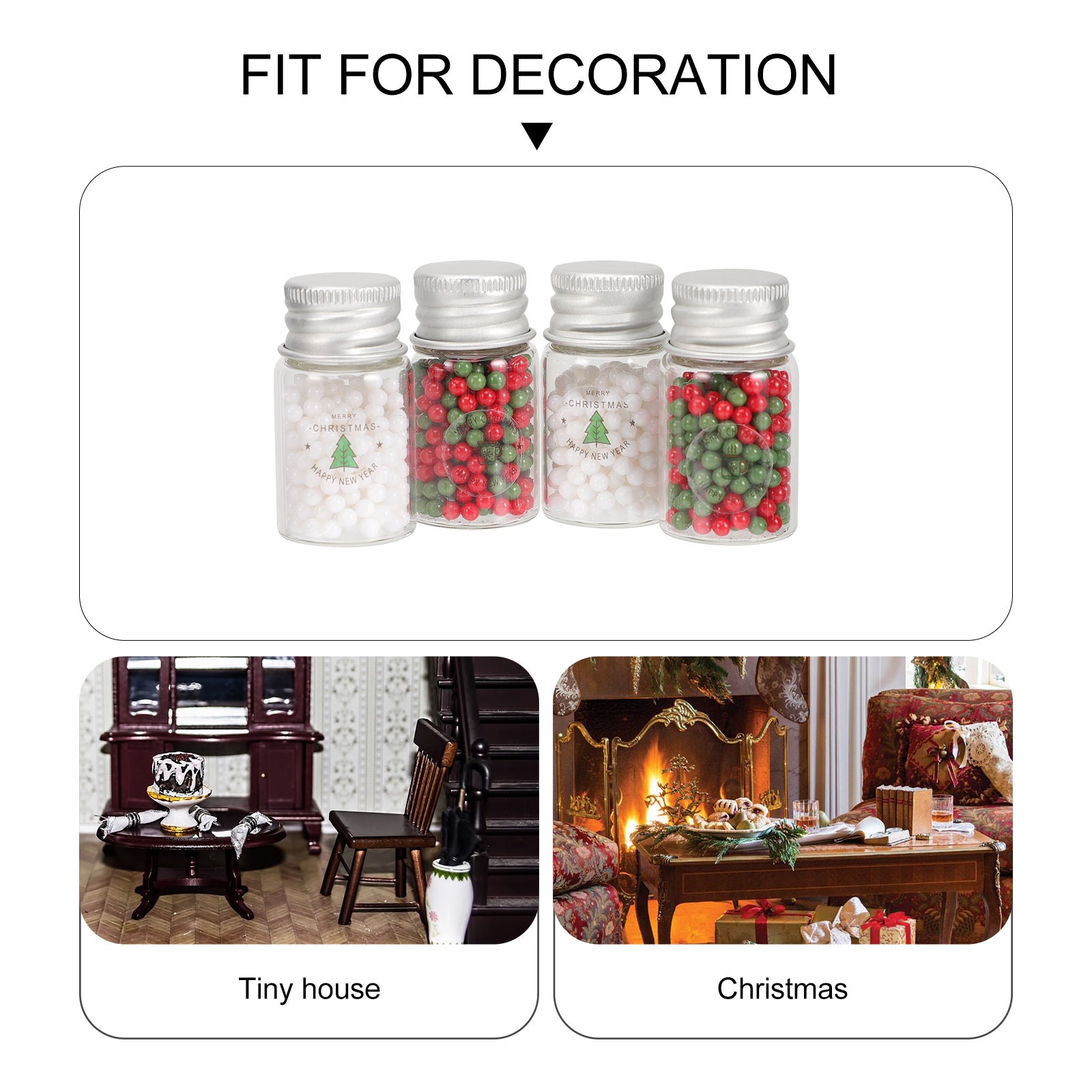 20 pcs Miniature Christmas Doll House Candy Props L732406