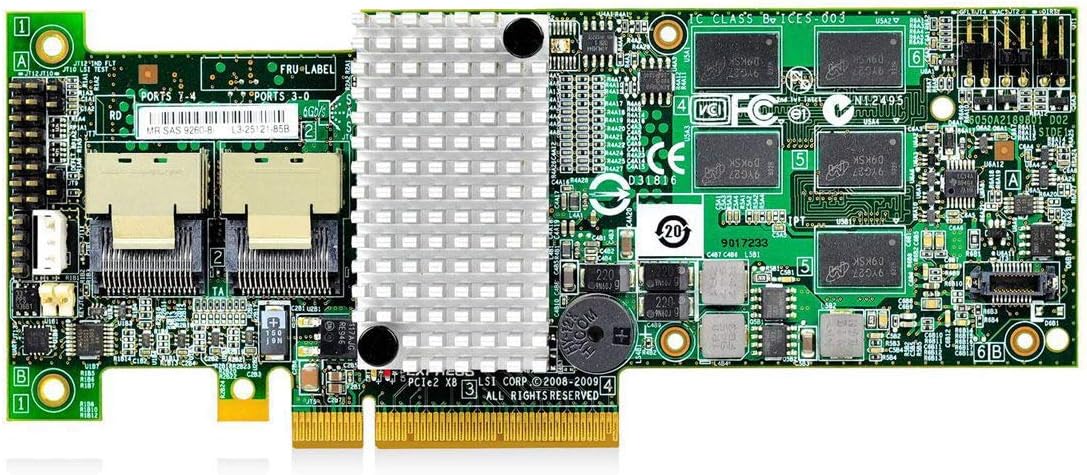 8 Port 6Gb PCI-E 2.0 X8 RAID Controller Card O4267