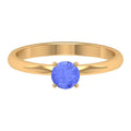 14K Yellow Gold Solitaire Ring Z354