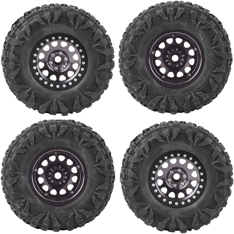 4pcs 2.2-inch Metal Hex Wheel Hub for 1:10 Racing Car (Silver) G8508