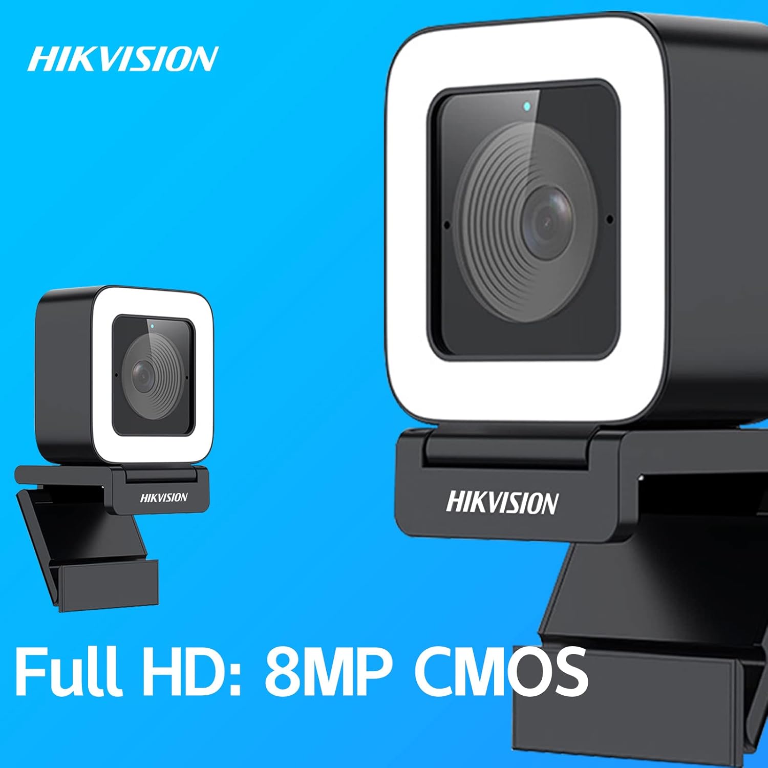 2K HD Webcam with Light Microphone, Autofocus, 30fps Type C USB2.0, with Tripod V2373