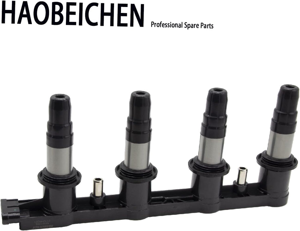Ignition Coil Pack Compatible with Chevrolet Cruze Sonic Trax Aveo Aveo5 G3 1.8 1.6 L4 Pack of 2 X38346