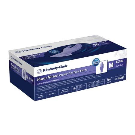 Purple Nitrile Exam Glove, Med, 300 Count G7609