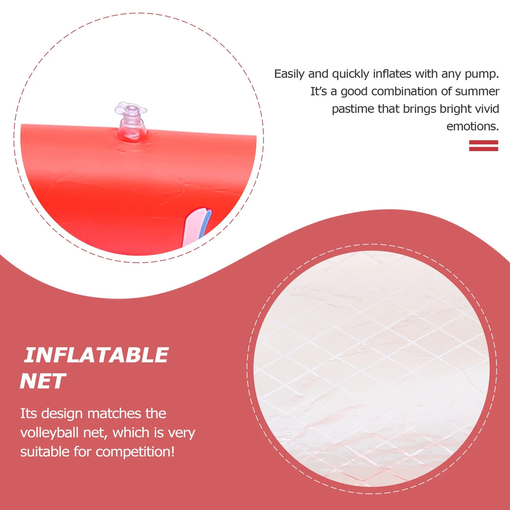 Inflatable Pool Float Set with Volleyball Net and Volleyballs U66111
