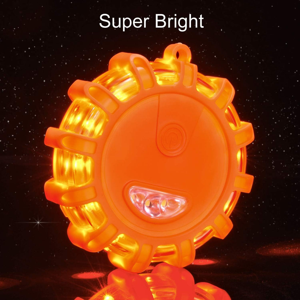 12 Pack LED Road Flare Emergency Safety Beacon Light Kit A960728