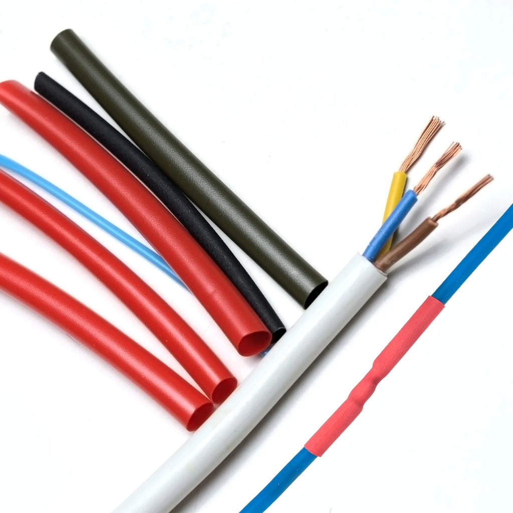 40mm Dia 16ft 4:1 Dual Wall Adhesive Lined Marine Waterproof Heat Shrink Tubing Black K679600