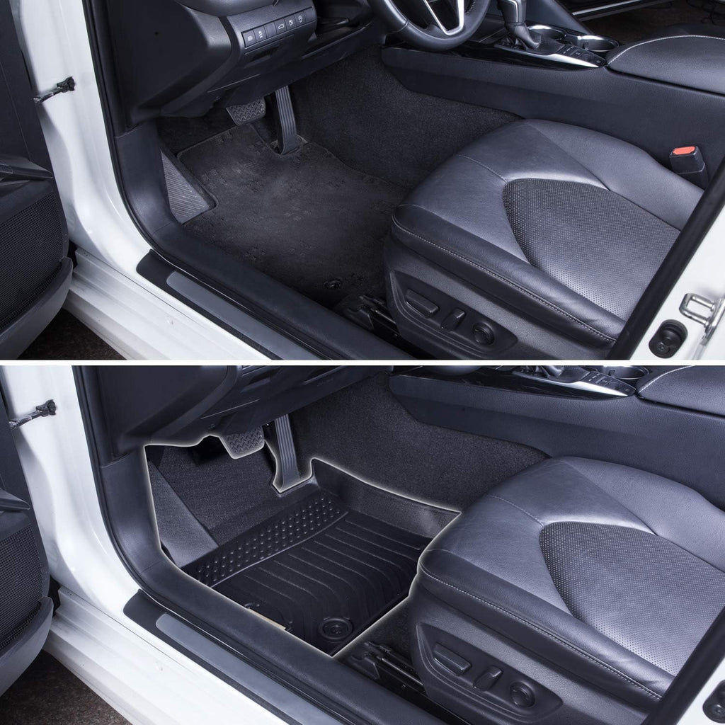 Black Floor Mats Liners for Ford Edge Front Rear Car Carpet A690759