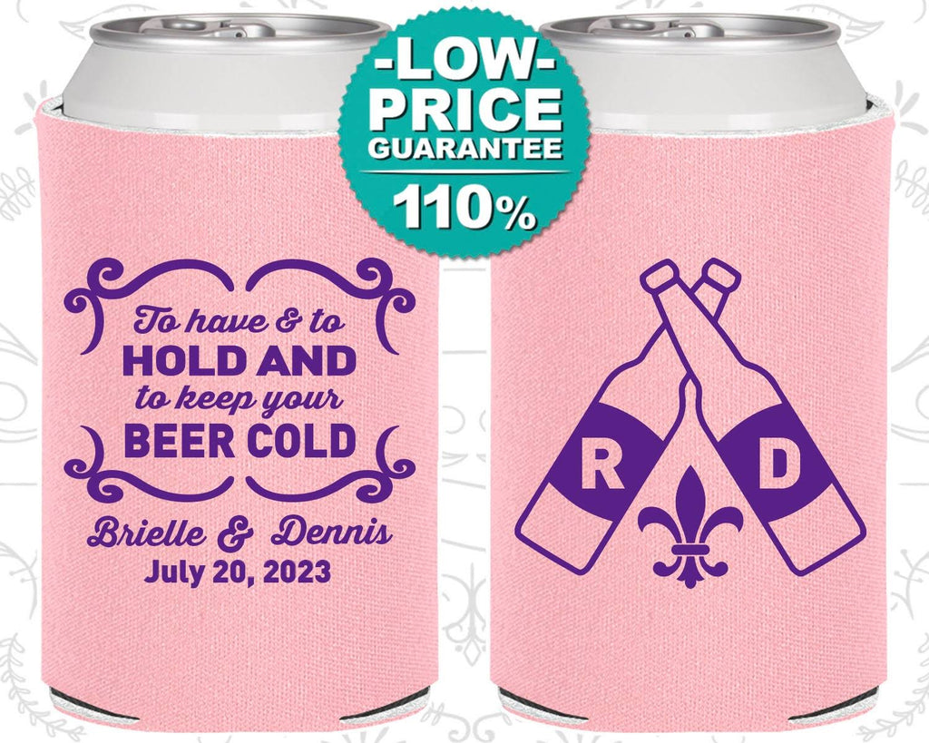Custom Wedding Favor Can Coolers M959