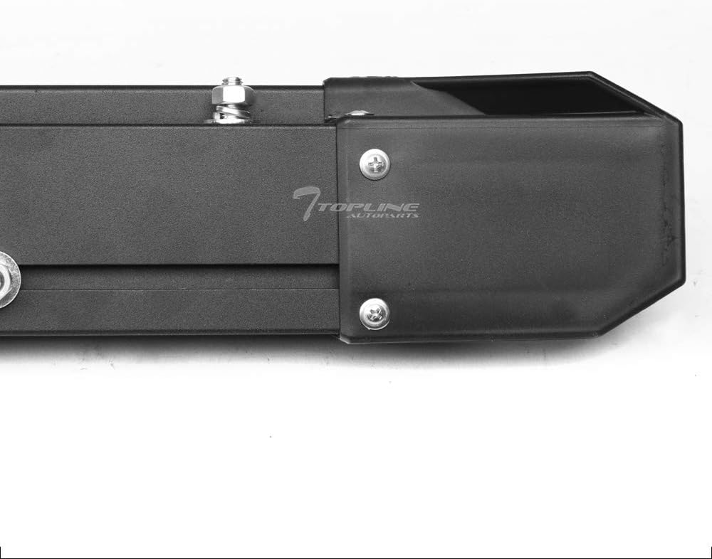 Matte Black Aluminum Drop Step Side Nerf Bars Rail Running Boards K929