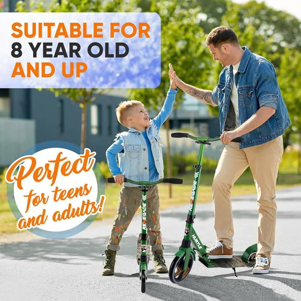 2 Wheel Folding Kick Scooter with Adjustable Handlebar, Camouflage T8013
