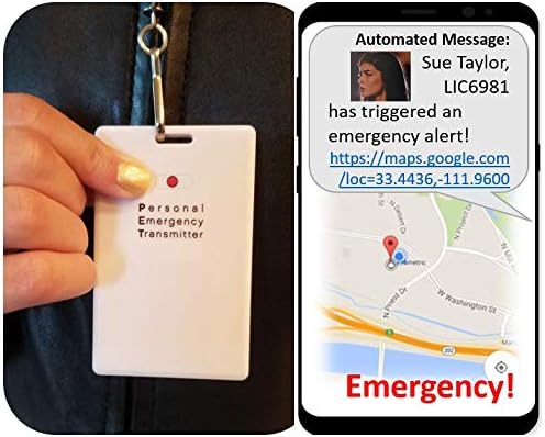 Personal Emergency Transmitter, one Button Alert System (1pc No Lanyard) X363569