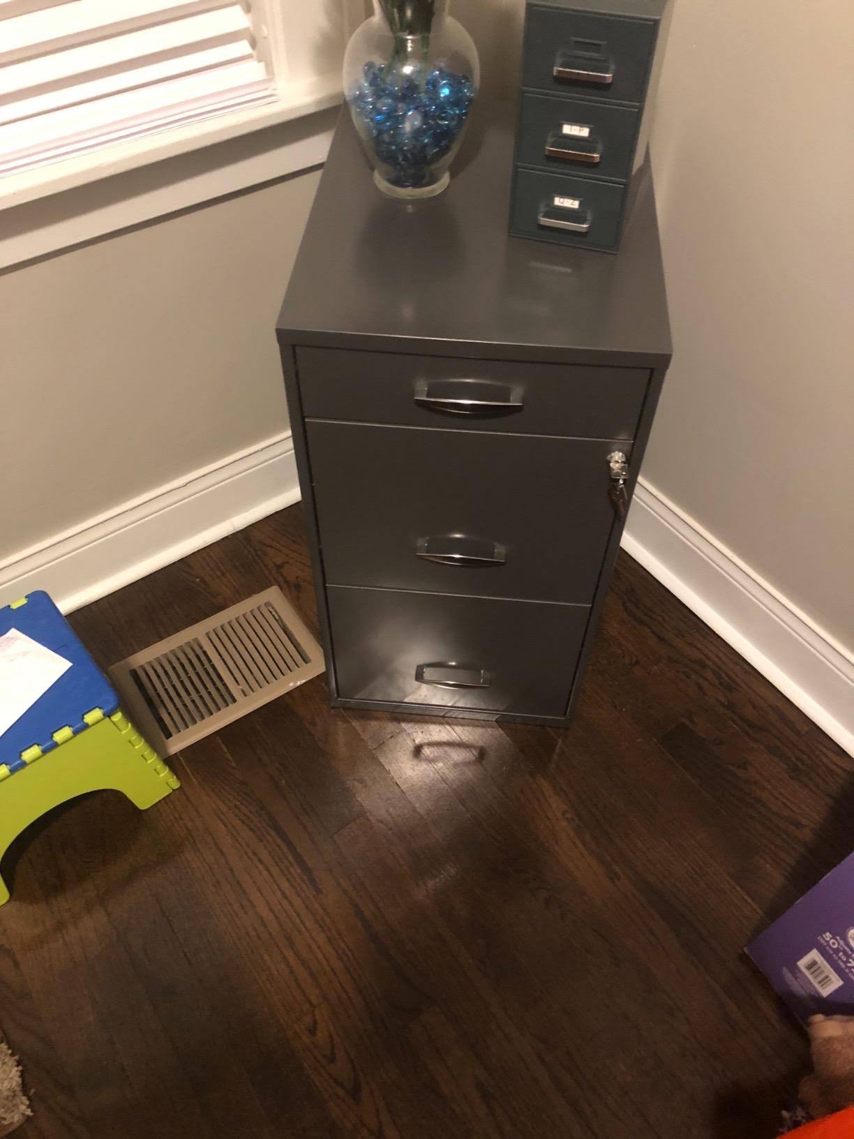 Gray 3-Drawer File Cabinet L83621