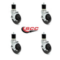 5x22 x 1.25 Hard Rubber Wheel Swivel Casters O822