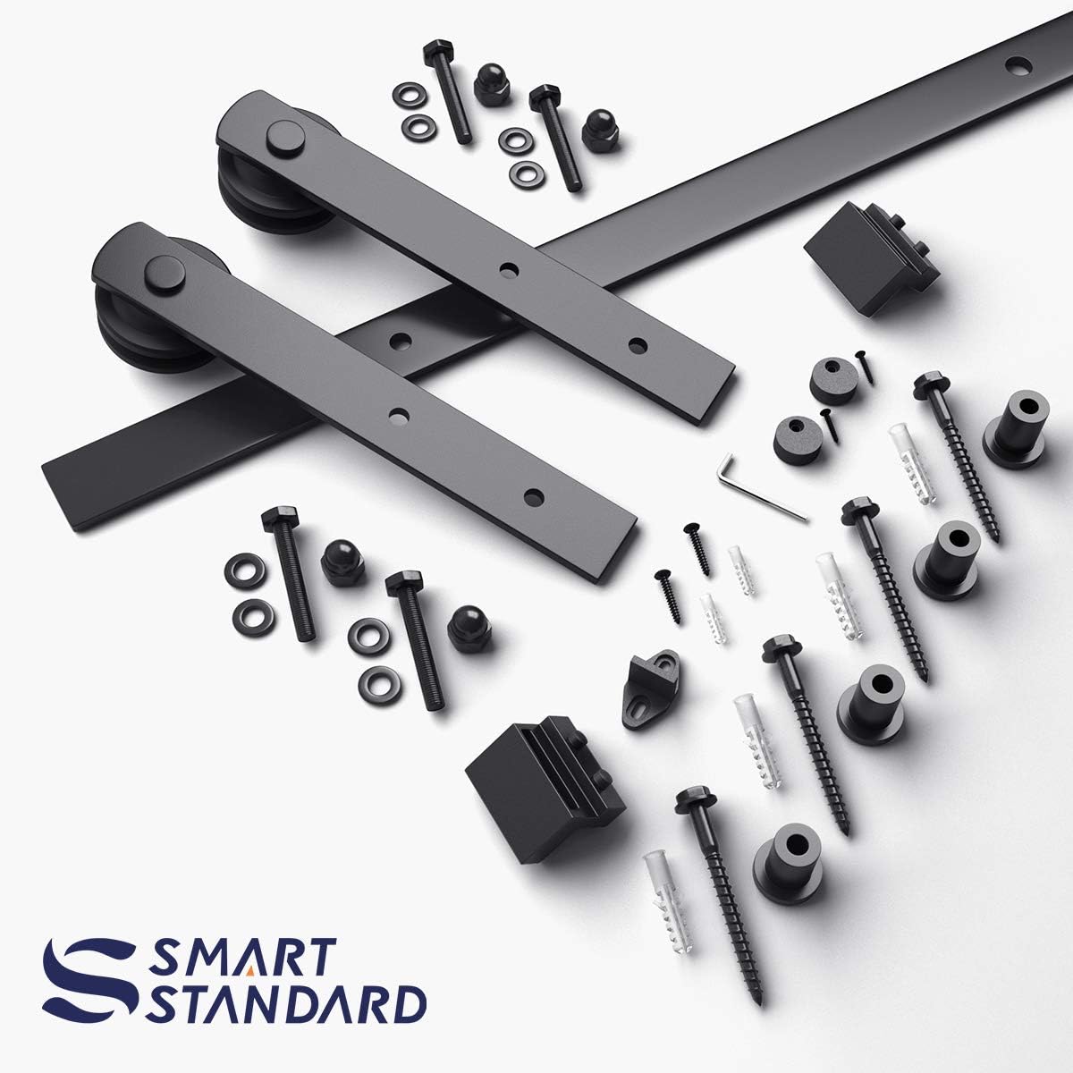 5ft Sliding Barn Door Hardware Kit Pack of 2 K46610