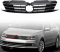 Front Grill Insert Upper Center Grille for Volkswagen Jetta MK6 2015 2016 2017 X657