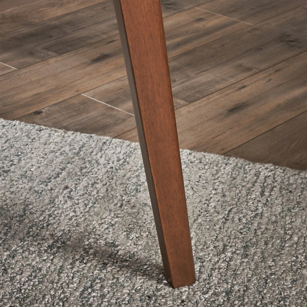 Natural Walnut Finish Wood Dining Table E288