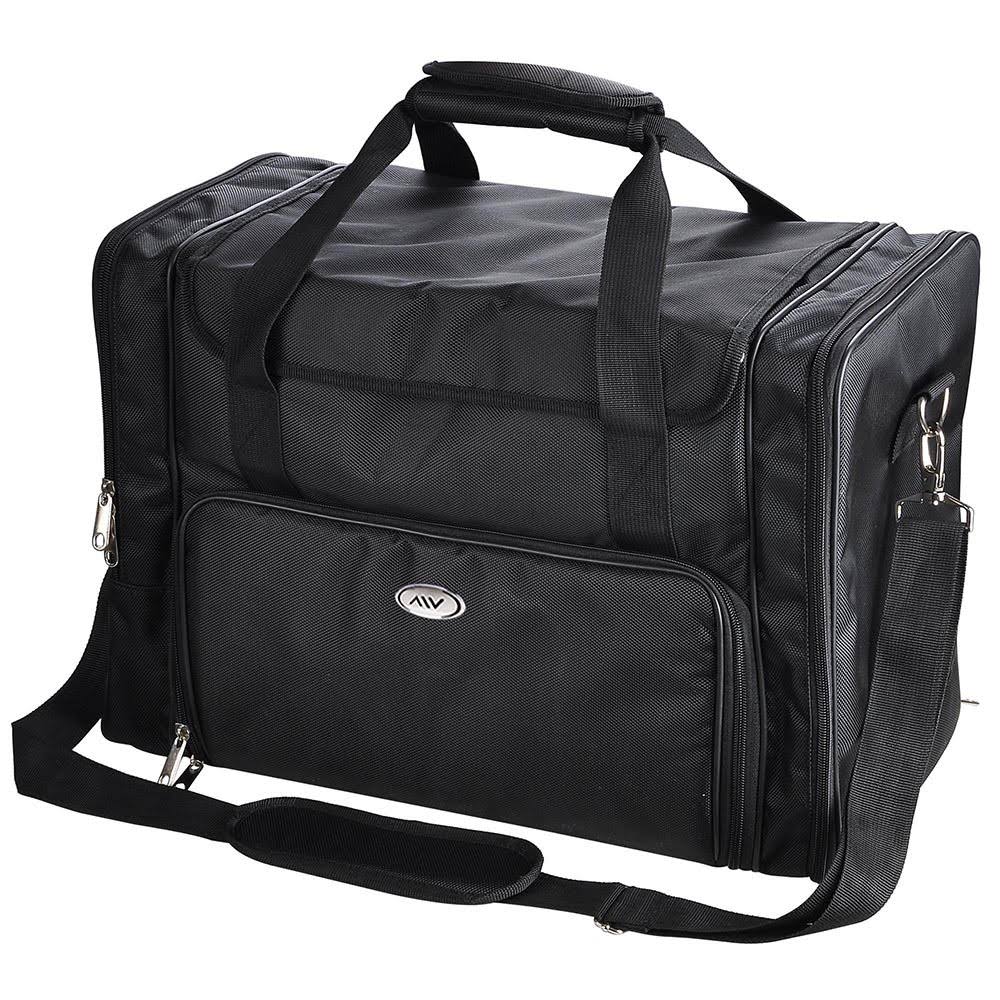 Black Soft Makeup Train Bag Cosmetic Organizer Box D59720