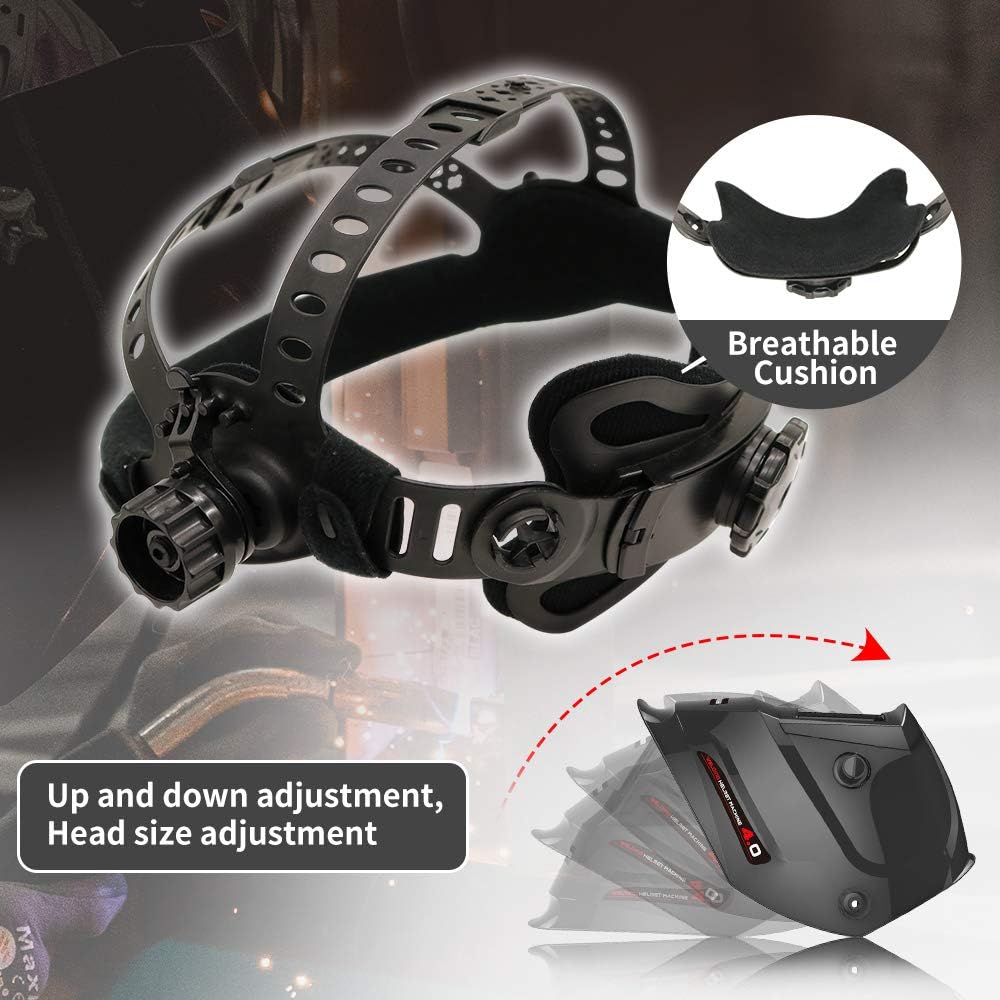 Auto Darkening Welding Helmet, 4 Arc Sensor, Pack of 2 C903
