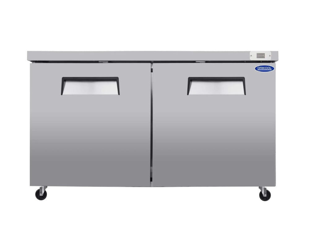 60" Commercial Stainless Steel Undercounter Work Top Refrigerator 18Cu.Ft F928