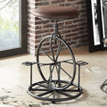 Gray Adjustable Height Swivel Bar Stool O4459