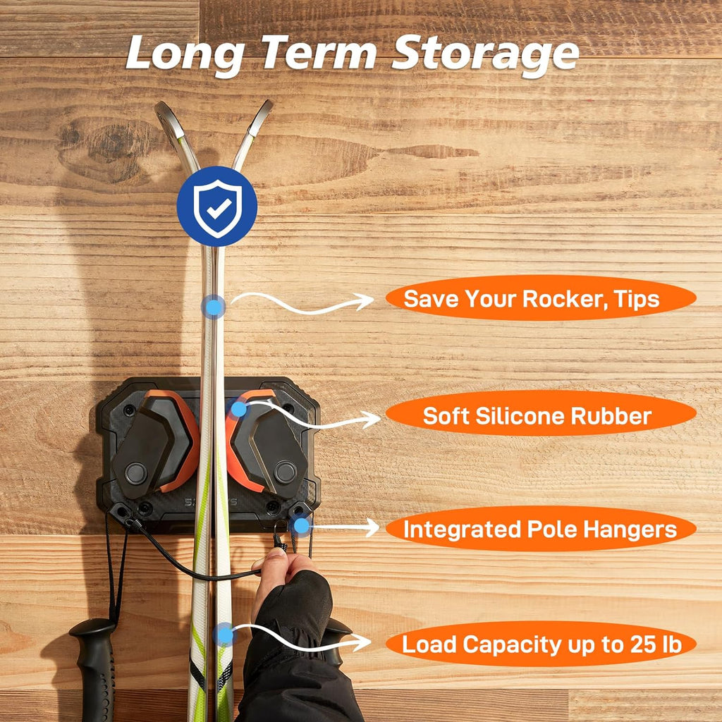 Ski Wall Mount Storage Rack R426224