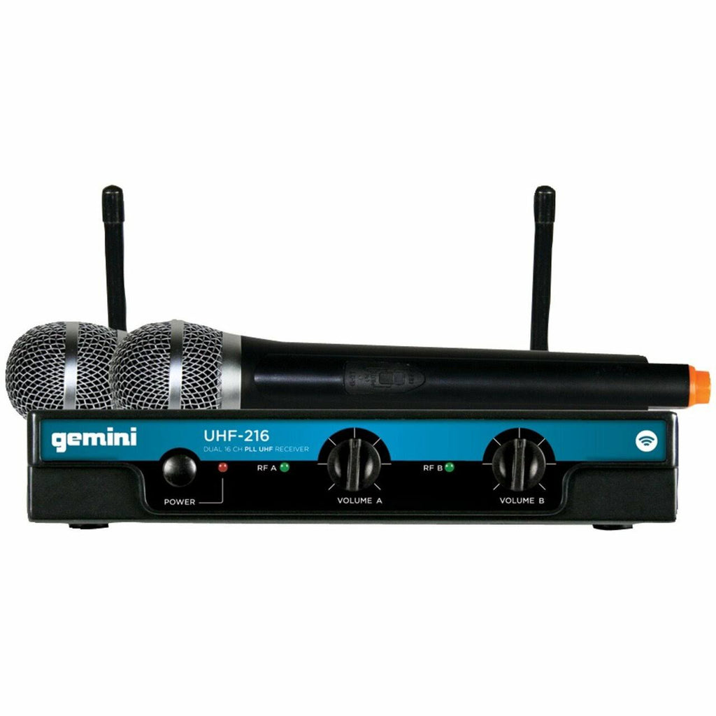 Dual Channel Wireless Microphone System A578