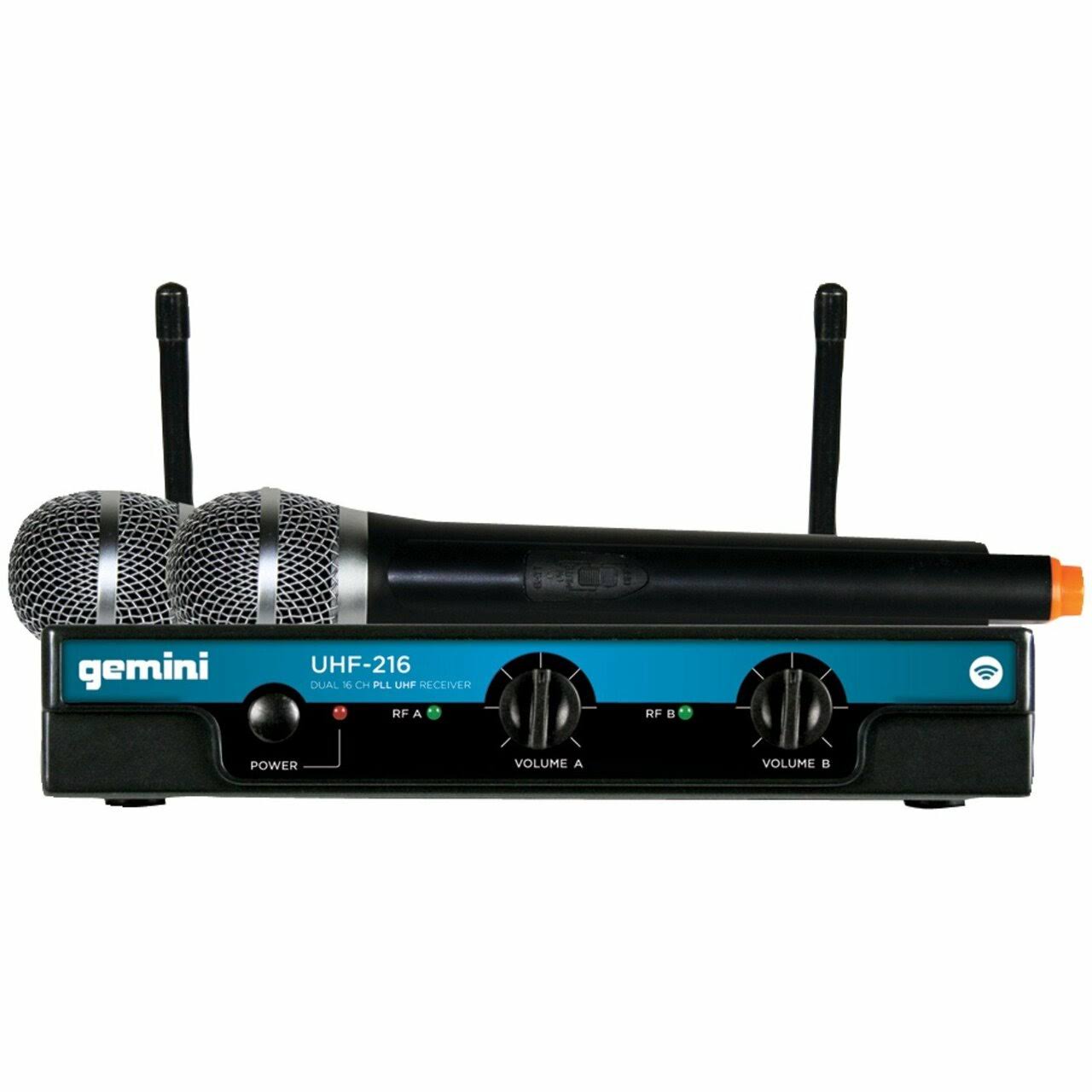 Dual Channel Wireless Microphone System A578