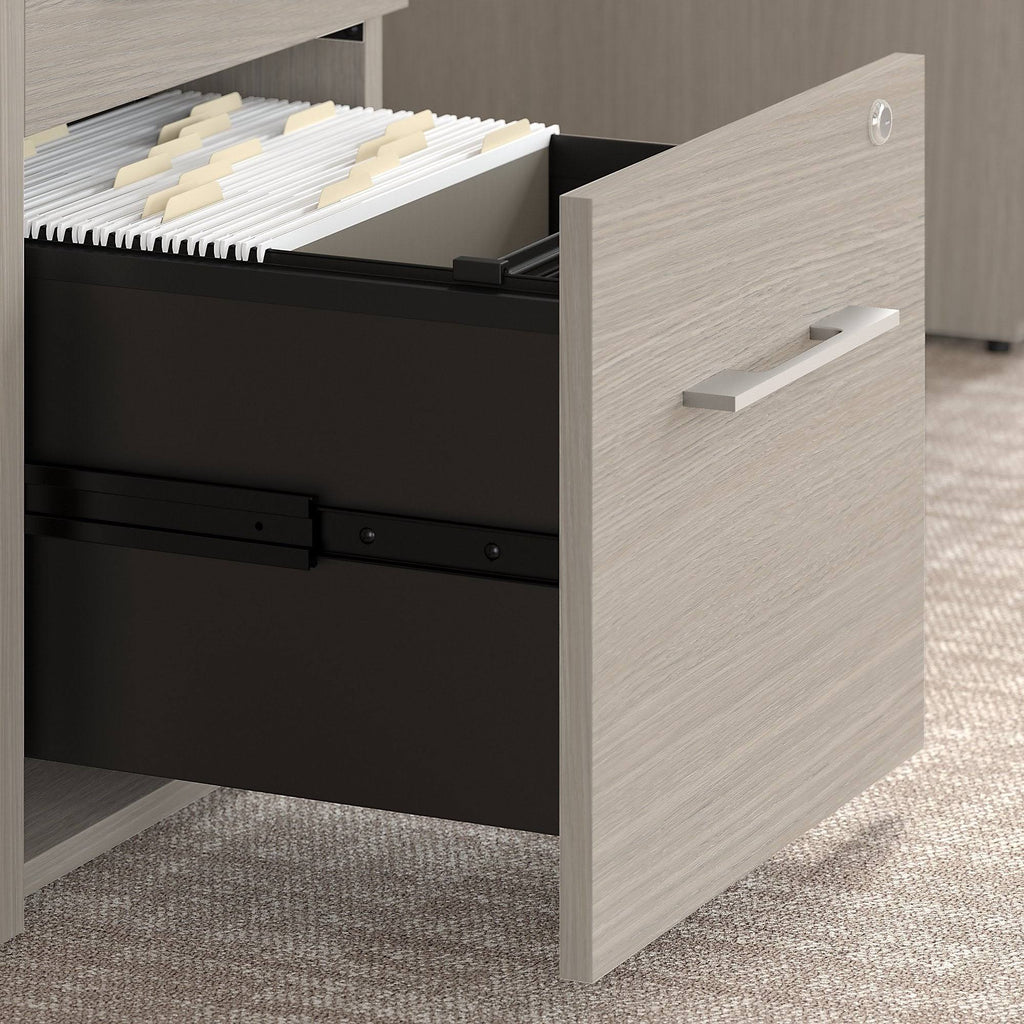 Modern Hickory 3-Drawer File Cabinet R285