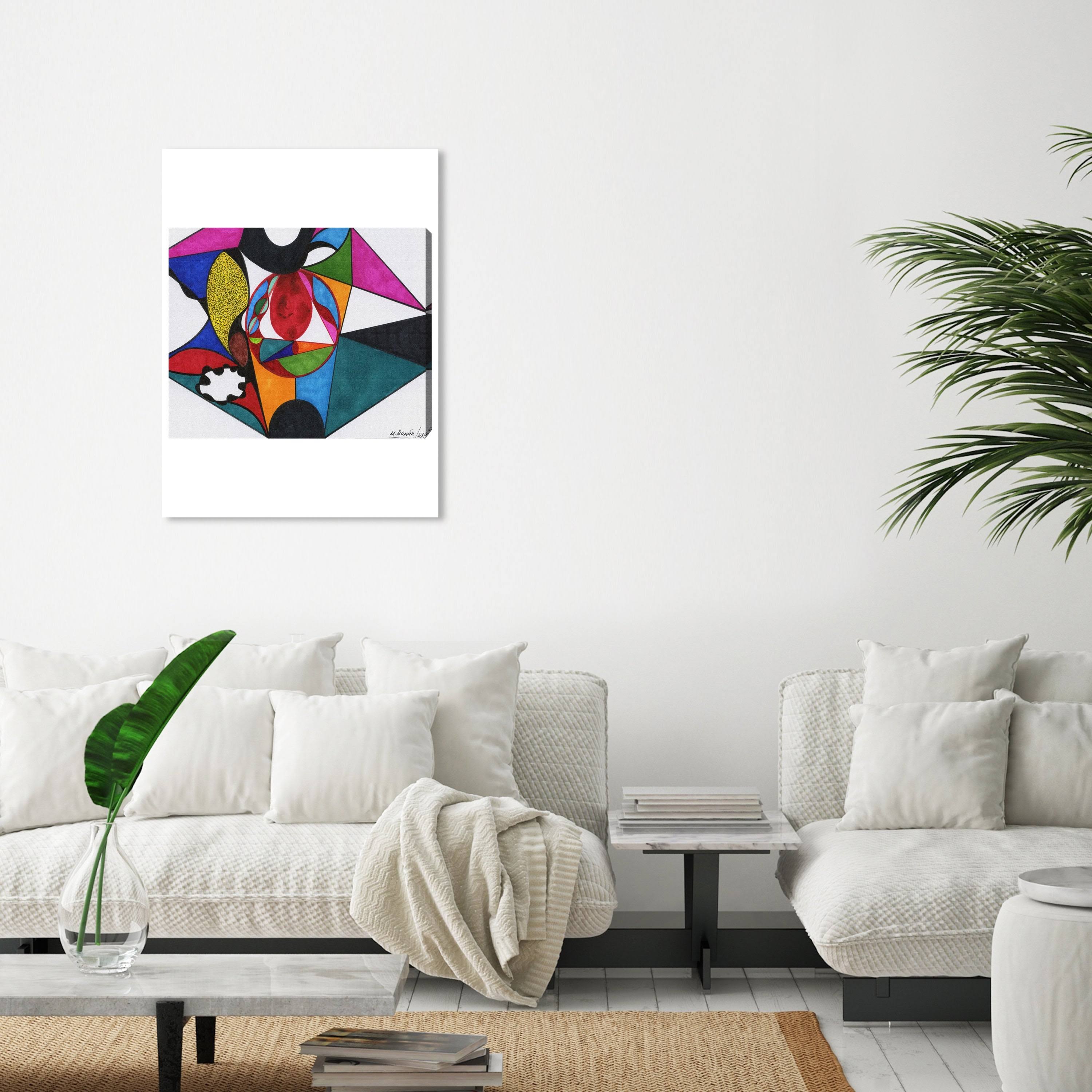 Red Jewel Canvas Art, 24W x 28H B941