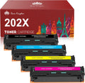 Compatible Toner Cartridge 4-Pack for HP Color LaserJet Printers (Black Cyan Yellow Magenta) M8787