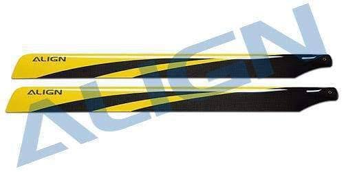 Carbon Fiber Blades Yellow I466