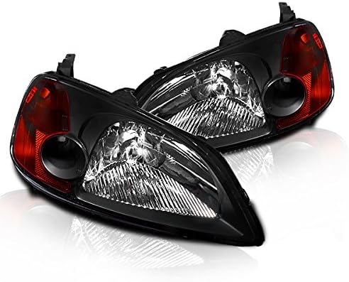 Clear Lens Chrome Housing Headlight for Honda Civic 01-03 K54560